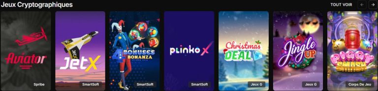 Horus Casino jeux Crypto